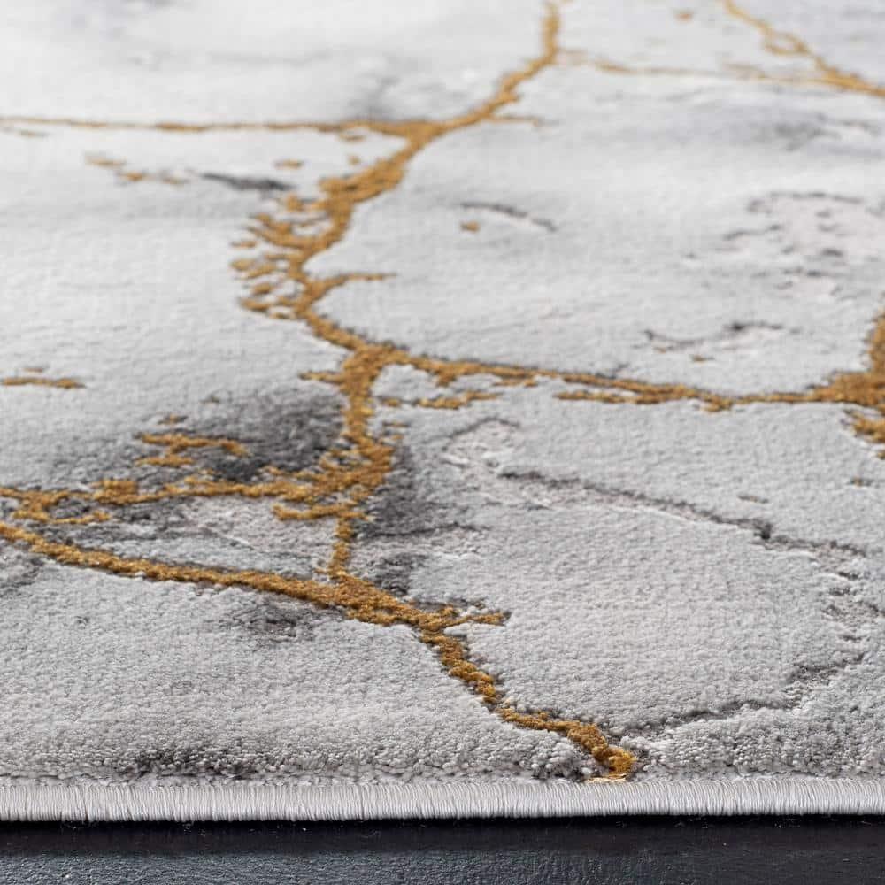 Craft CFT877 Loomed Indoor Area Rug - Grey/Gold - 2'7"x5' - Safavieh