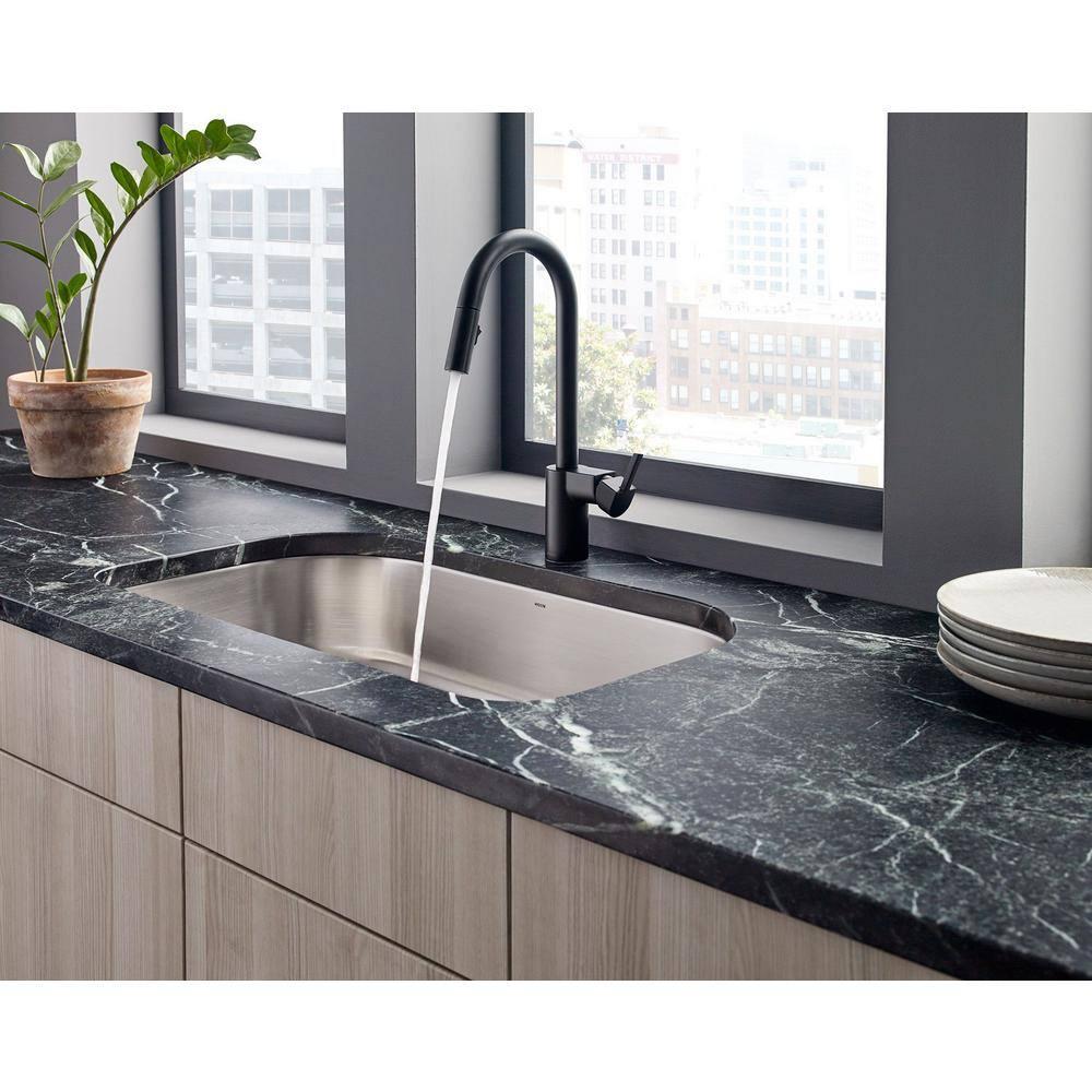 Moen Align One Handle Modern Kitchen Pulldown Faucet with Reflex and Power Clean Technology