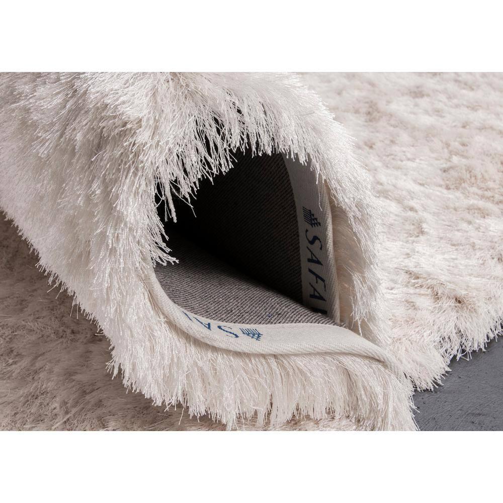 Paris Shag SG511 Hand Tufted Indoor Area Rug - Ivory - 8'x10' - Safavieh