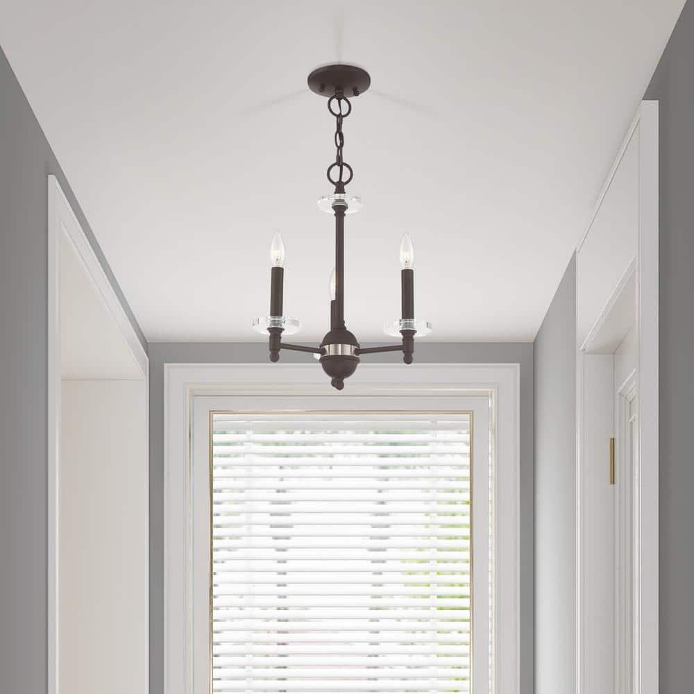 Livex Lighting Bennington 3 - Light Chandelier in  Bronze