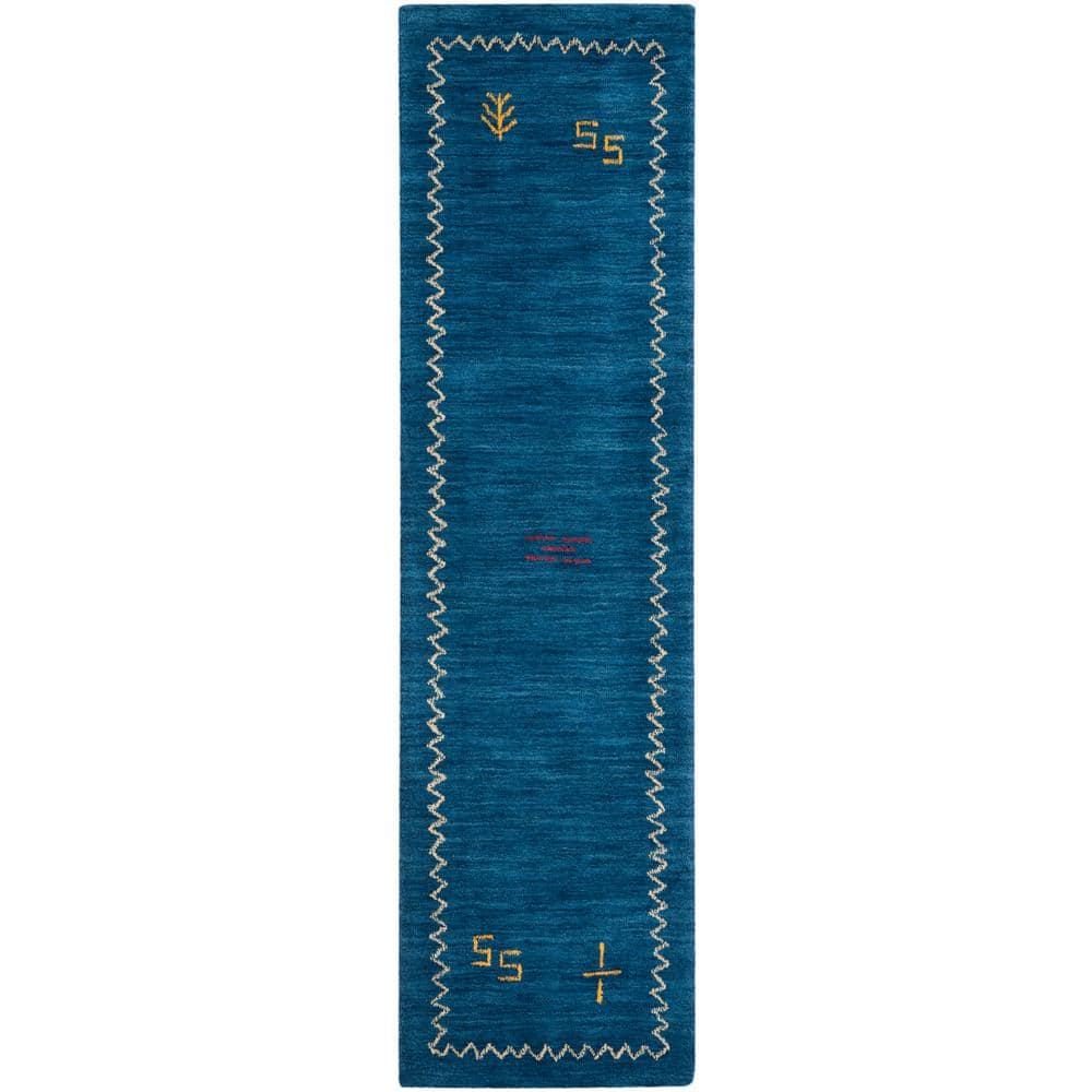 Himalaya HIM583 Hand Loomed Runner Rug - Blue - 2'3"x6' - Safavieh.