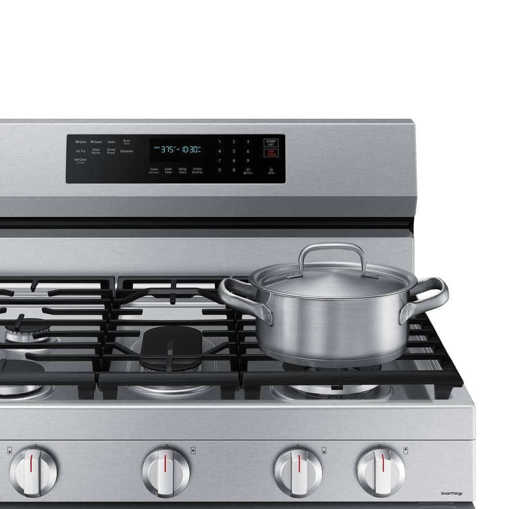 6.0 cu. ft. Smart Freestanding Gas Range with No-Preheat Air Fry and Convection+