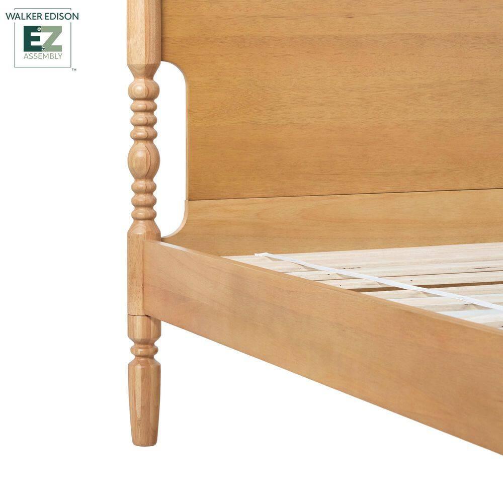 Vivienne Traditional Easy Assembly Solid Wood Turned Spindle Bed