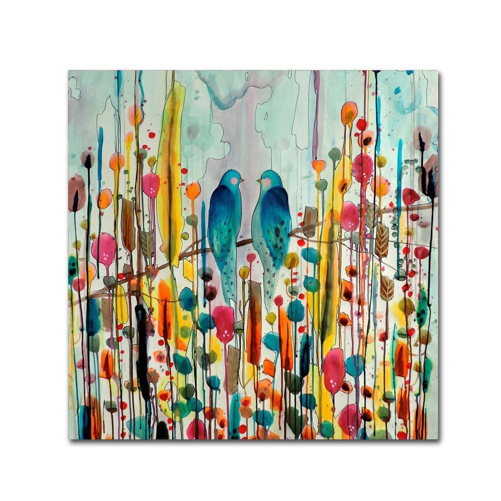 Trademark Fine Art -Sylvie Demers 'We' Canvas Art - 14''x14''
