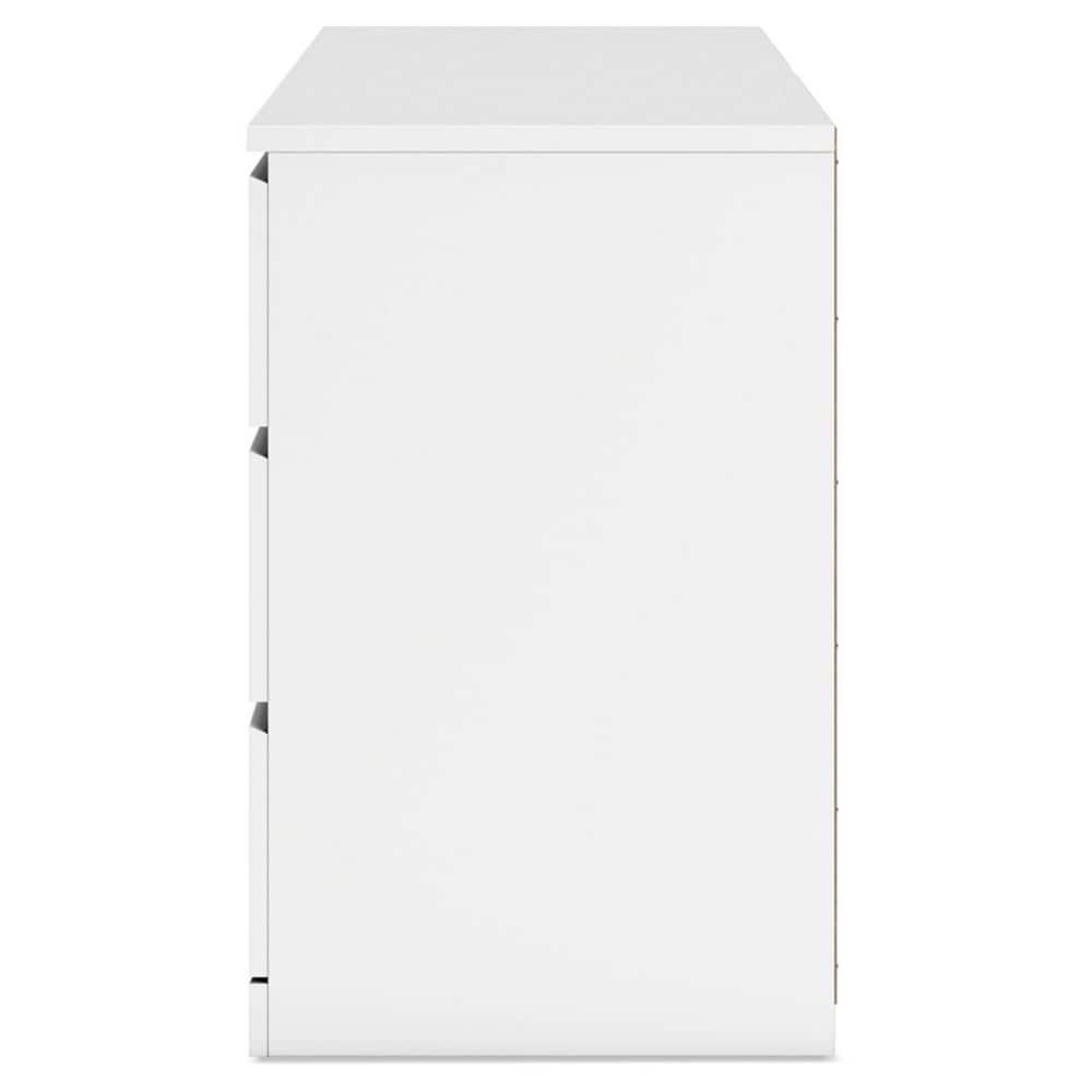 Signature Design by Ashley Onita Modern 6 Drawer Dresser, White