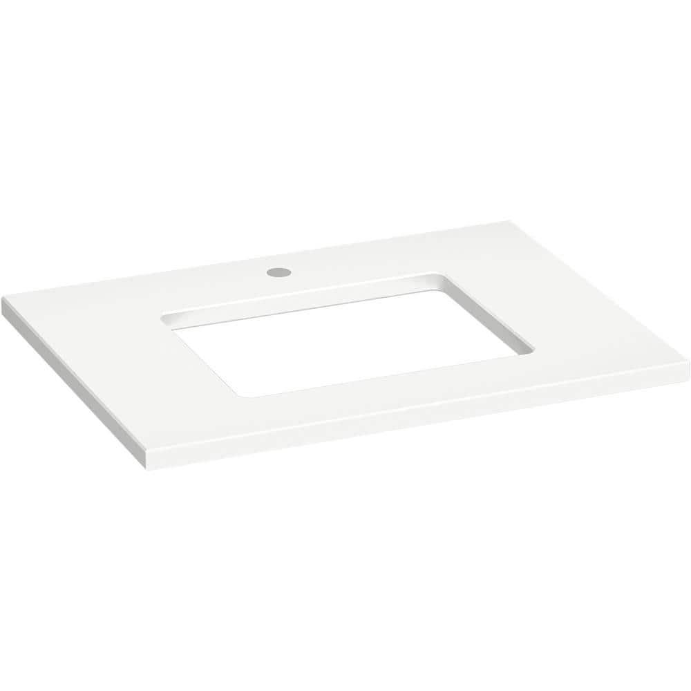 Silestone Quartz 31-In Vanity Top With Rectangle Cutout
