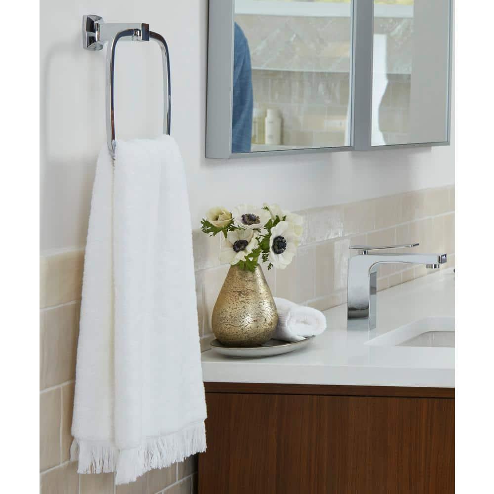 Fairbanks Wall Mounted Towel Ring in Chrome