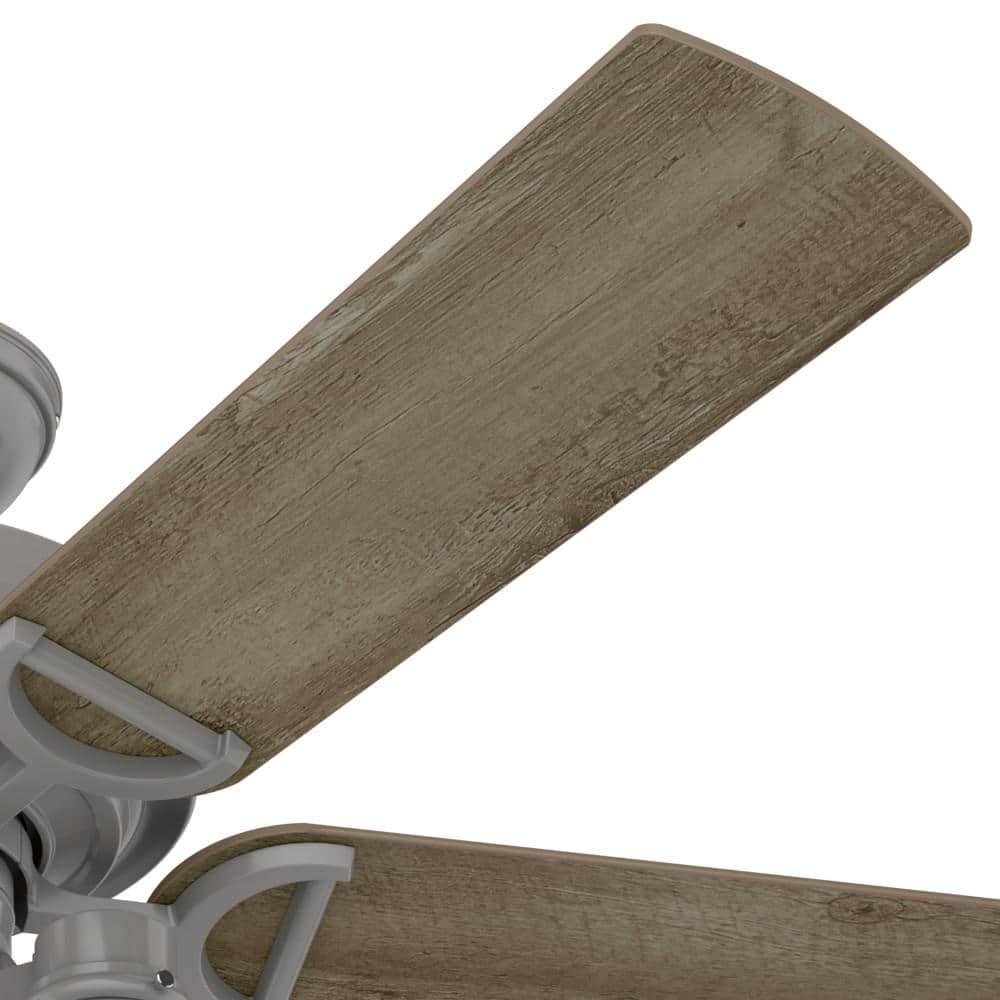 Hunter Fan 52" Starklake 5 - Blade Outdoor Standard Ceiling Fan with Pull Chain and Light Kit Included