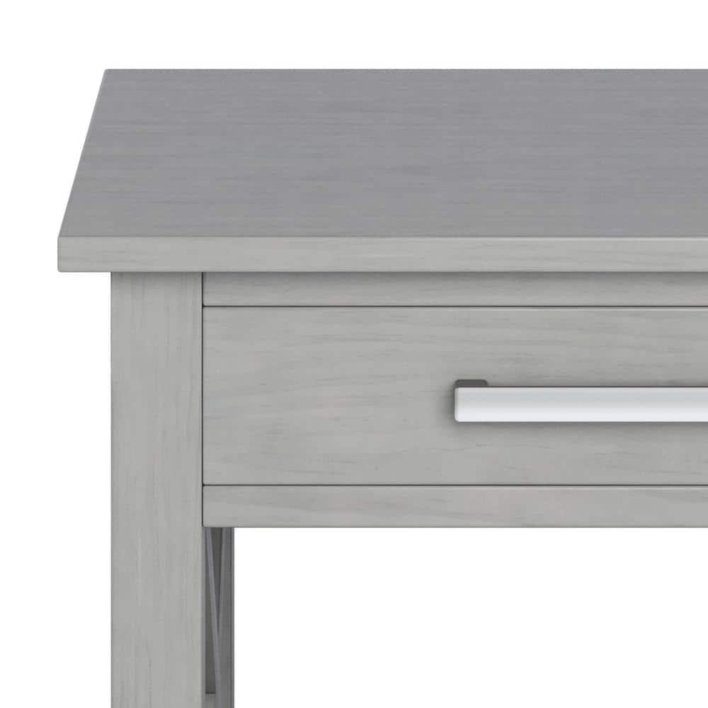 Simpli Home Kitchener 21"W Solid Mango Wood Square End Table with Storage Drawer