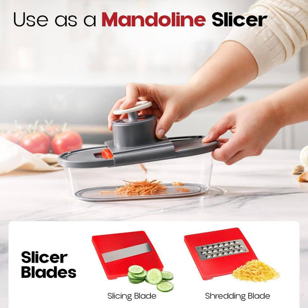 Chopzilla Gray Multi Function Chopper with 4 Blades