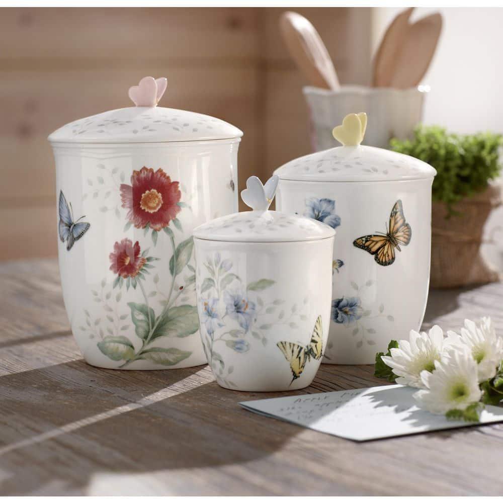 Lenox Butterfly Meadow 3-Piece Canister Set