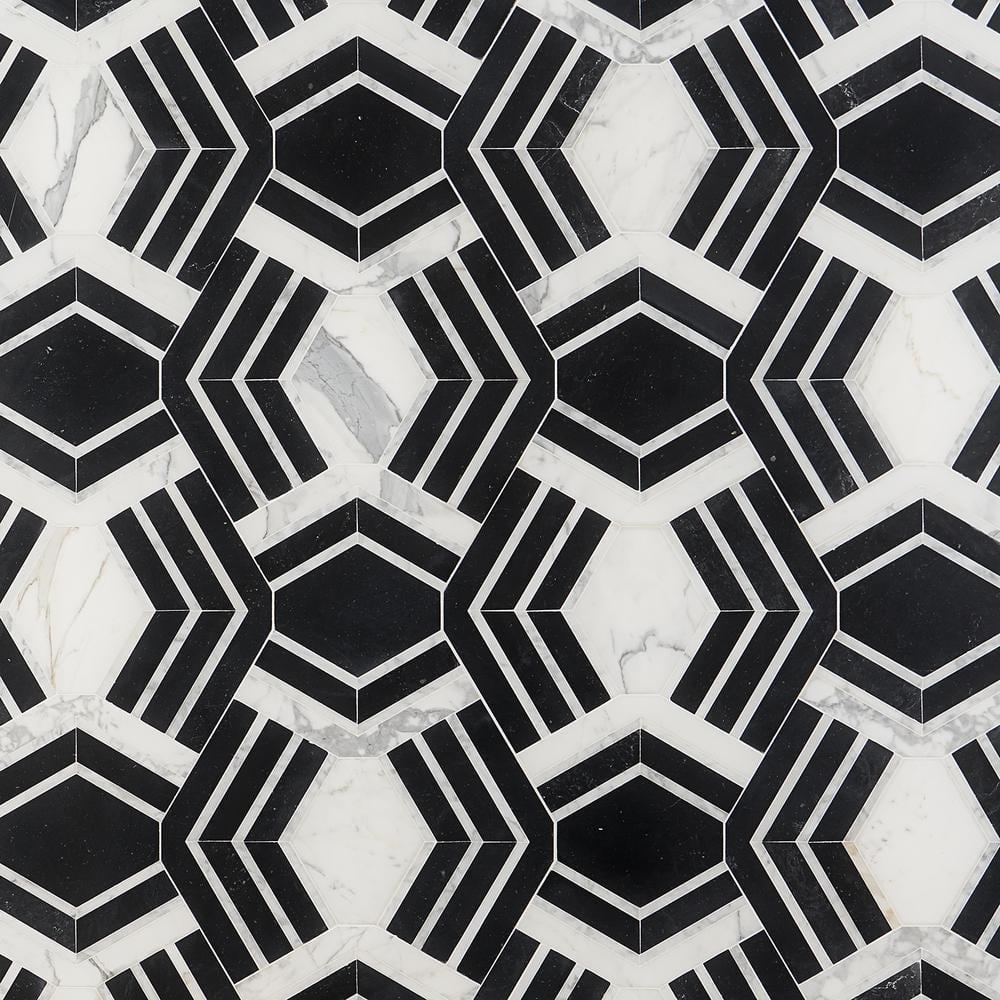 Bond Tile Tenor Marble Random Mosaic Wall & Floor Tile