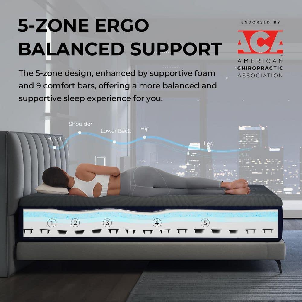 Sweet Medium Coolnest Gel Memory Foam Mattress With CertiPUR-US and ACA Certified