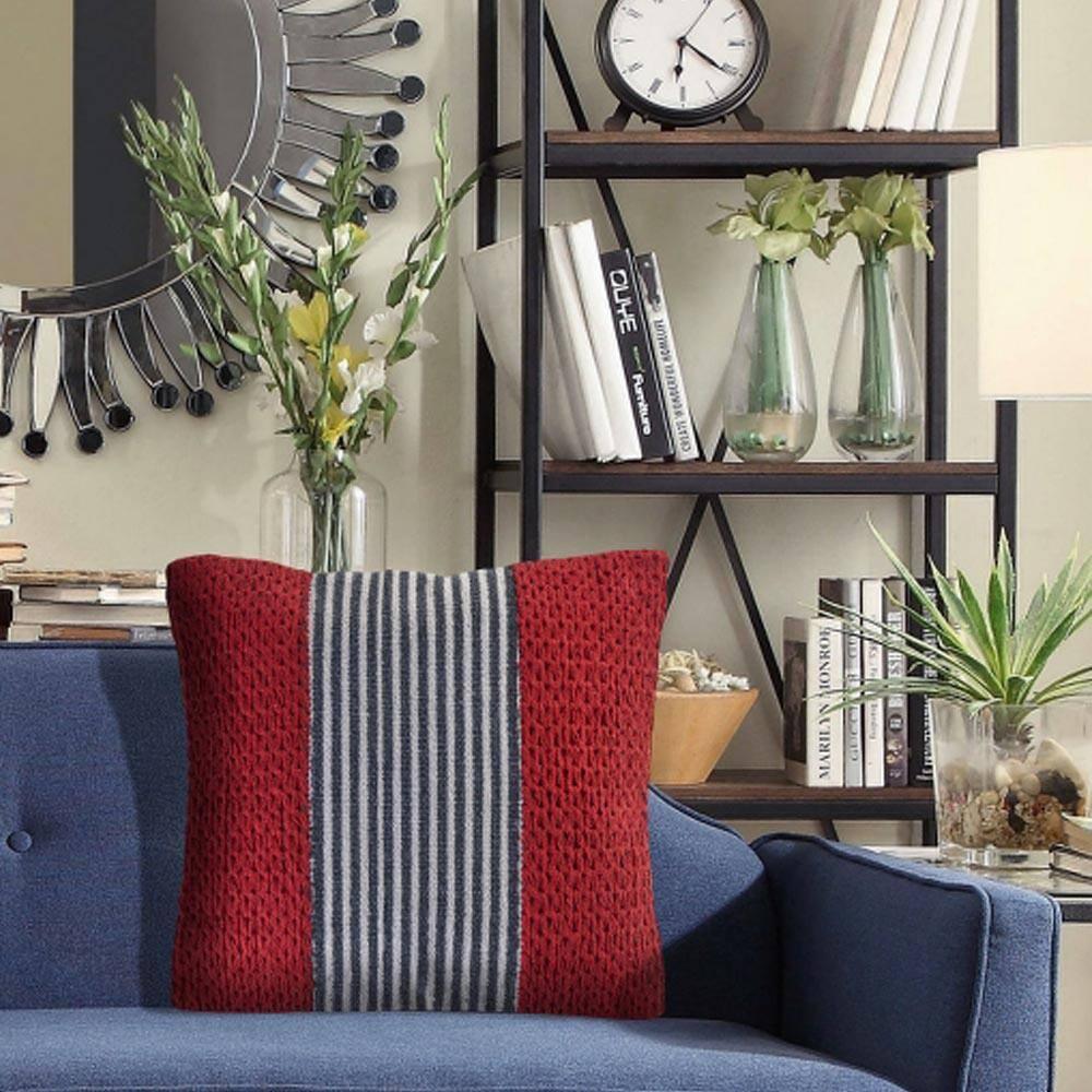 Evette Rios Throw Pillow Geometric Cotton Throw Pillow