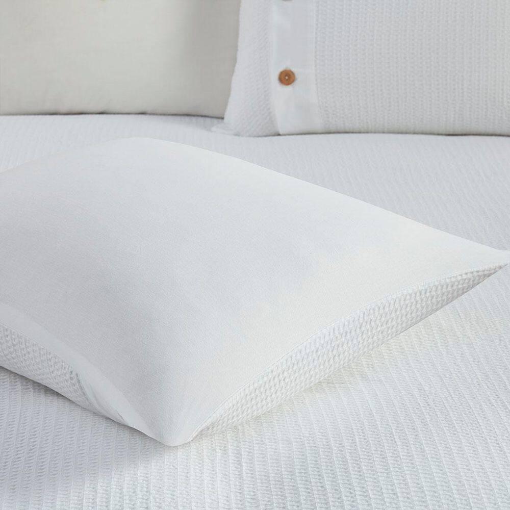 Marcus 3 Piece Cotton Waffle Weave Duvet Cover Set