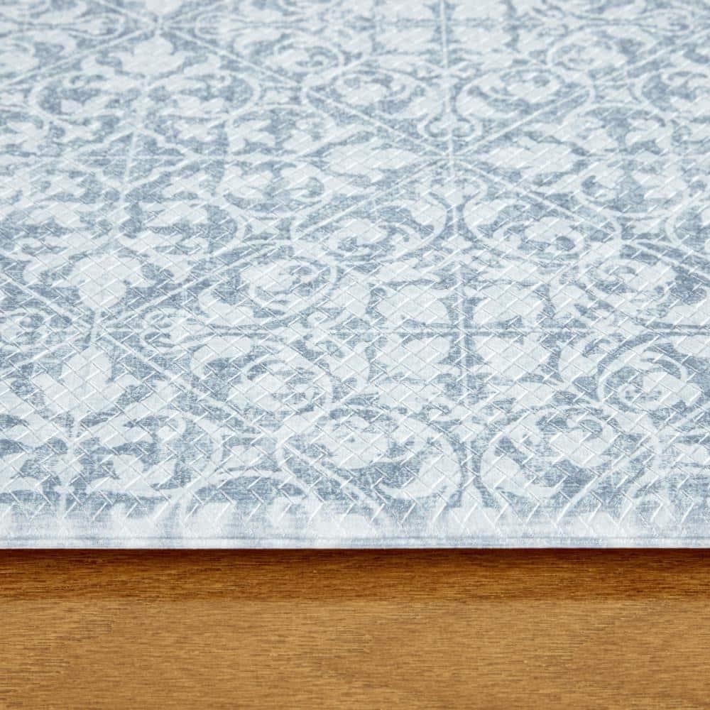 Town & Country Living TOWN & COUNTRY BASICS Comfort Plus Non-Slip Backing Vintage Medallion Tile Anti Fatigue Comfort Mat