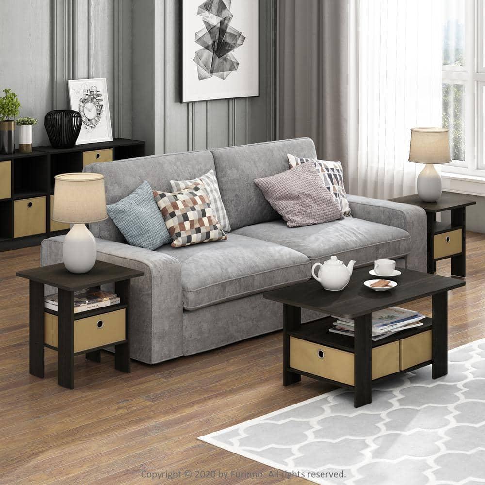Furinno Petite End Table - Set of 2