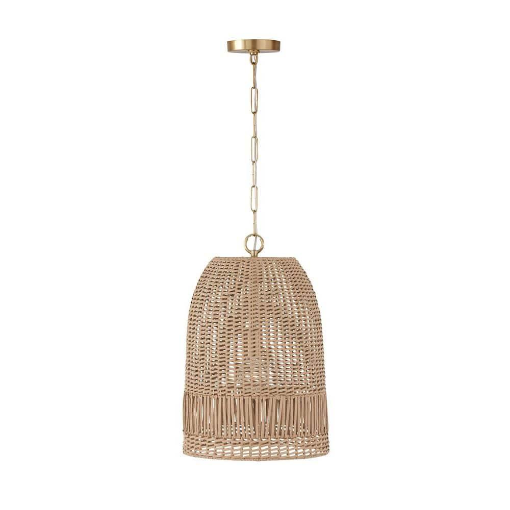 Capital Lighting Naomi 1 - Light Pendant in  Matte Brass