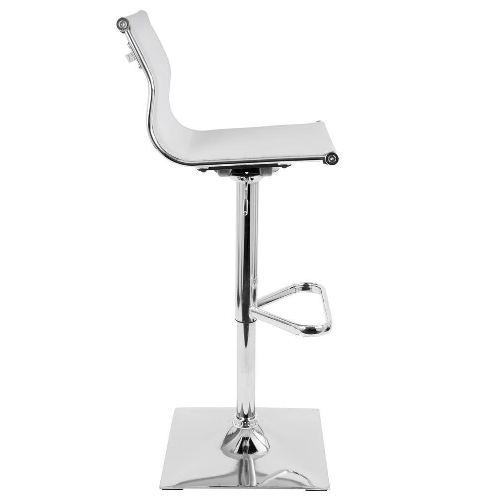 Mirage Contemporary Adjustable Barstool - LumiSource