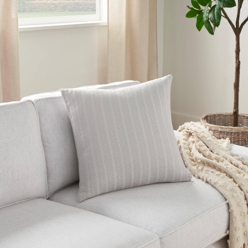 Mina Victory EE255-018018 Cotton Reversible Pillow Cover