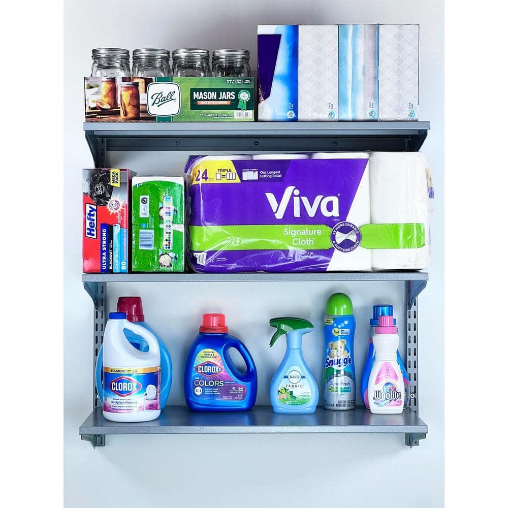 33'' W Steel Height -Adjustable Storage Rack