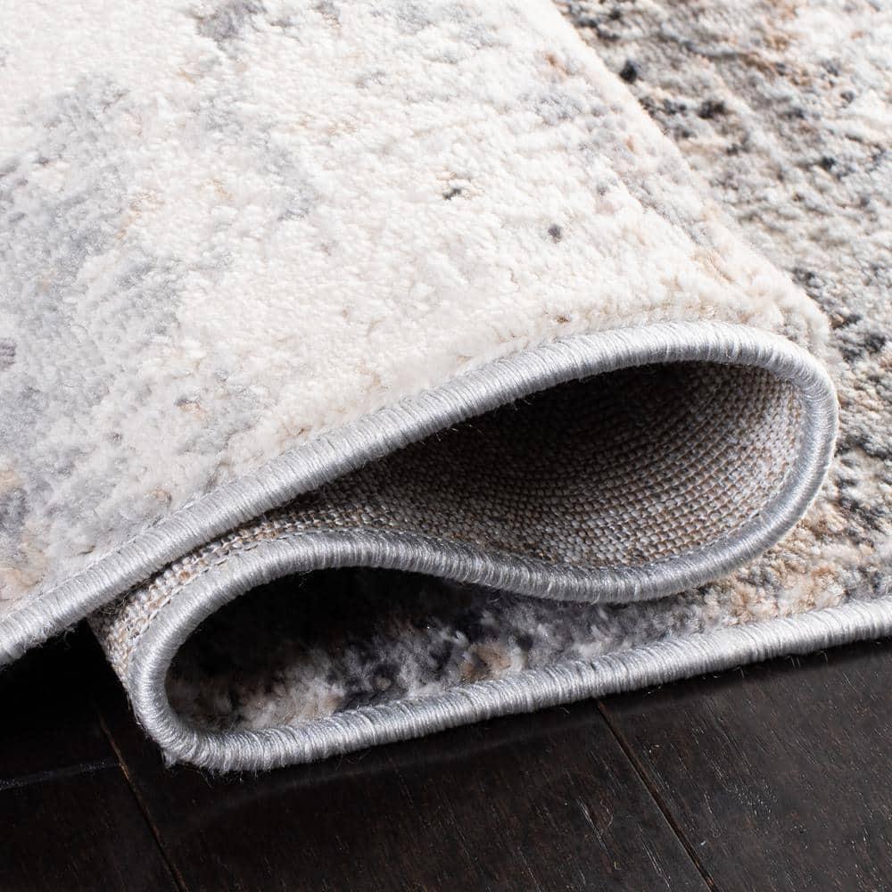 Amelia ALA463 Power Loomed Area Rug - Grey/Gold - 8'9"x11'9" - Safavieh.