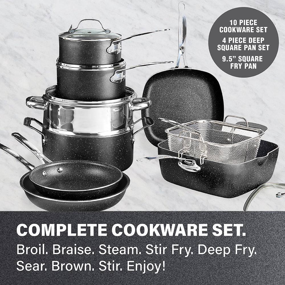 Granitestone 20 Piece Nonstick Cookware and Bakeware Set