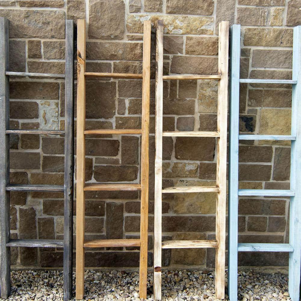 Ekena Millwork Vintage Farmhouse Rung Decorative Ladder