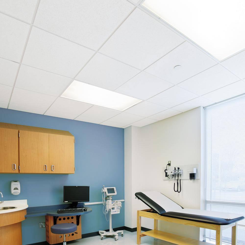 Cirrus Angled Tegular 15/16 2 ft. x 2 ft. Drop-in Mineral Fiber Ceiling Tile