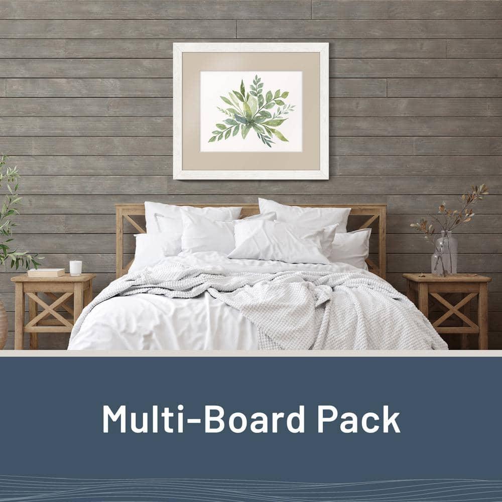 1 in. x 8 in. x 8 ft. Barn Wood Gray Pine Shiplap Board (6-Pack)