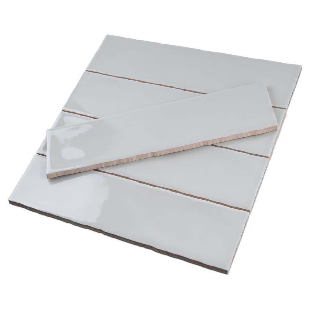 Supreme Tile Rustic 2.95 in. X 11.81 in. Polished Ceramic Subway Wall Tile