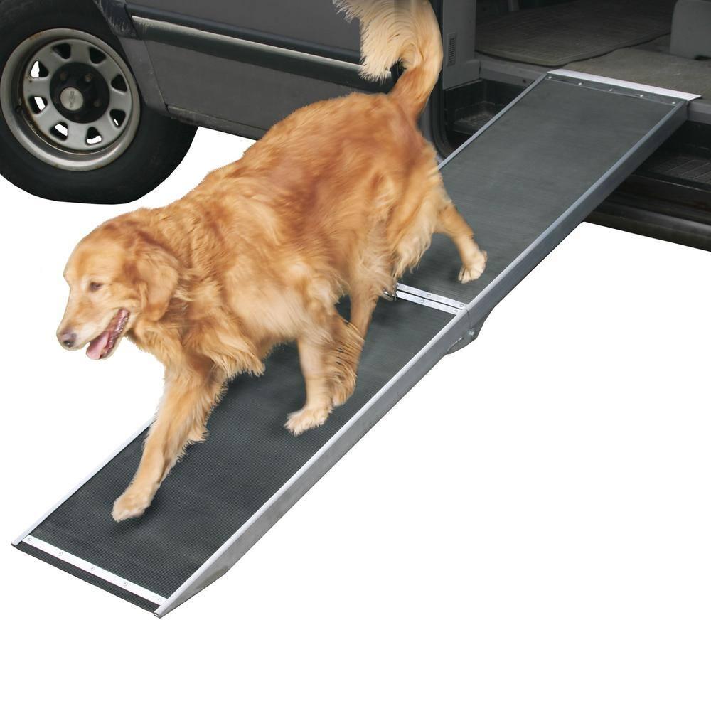 7 ft. Lightweight Portable Folding Aluminum Pet Ramp
