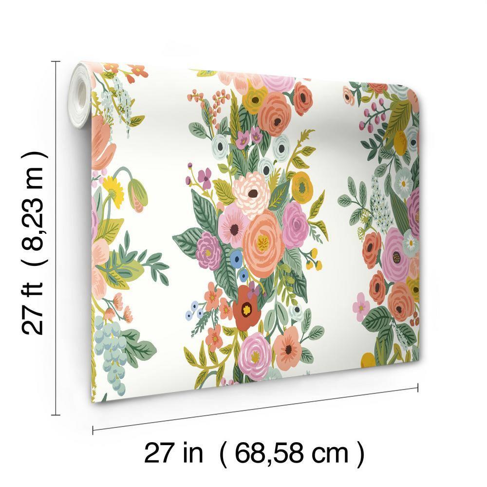 Luxembourg 20' L x 27" W Peel and Stick Wallpaper Roll