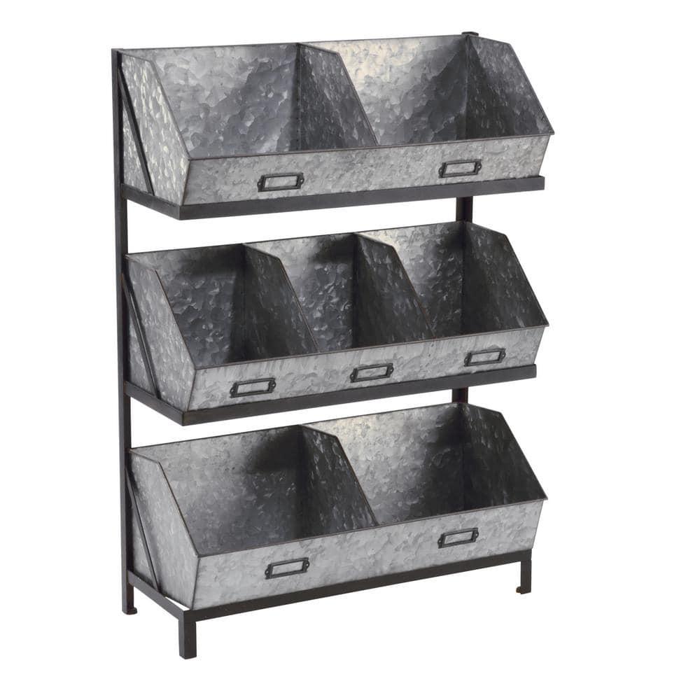 Tripar Industrial Bin Organizer/Display - Metal