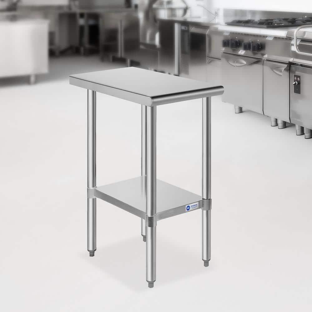 GRIDMANN NSF Stainless Steel Commercial Prep Table By GRIDMANN