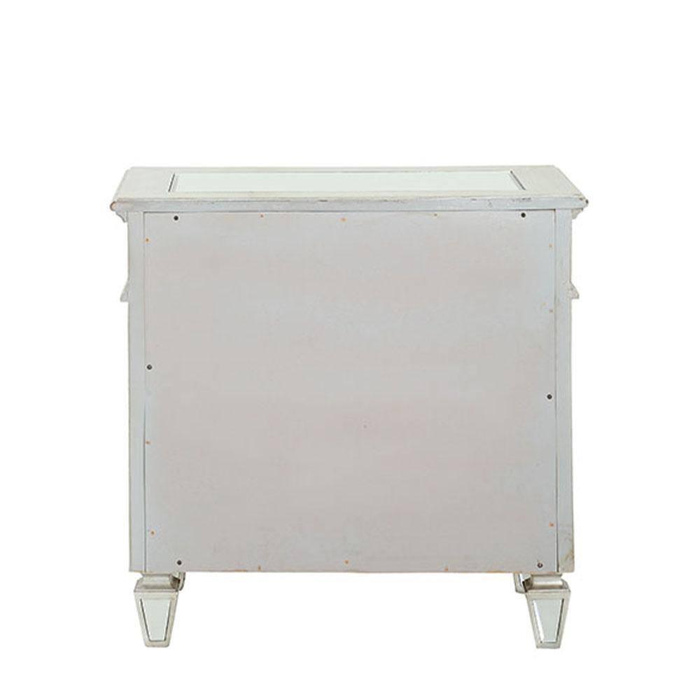 Nightstand in Mirrored Night Stand Bedside Table Bedroom Side Table Furniture
