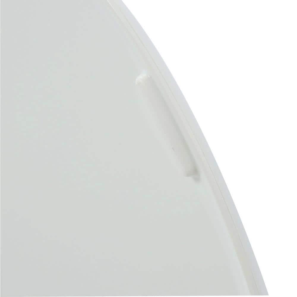 Bemis 7E75 000 BEMIS 75 Commercial Open Front Toilet Seat with Cover, ROUND, Plastic, White