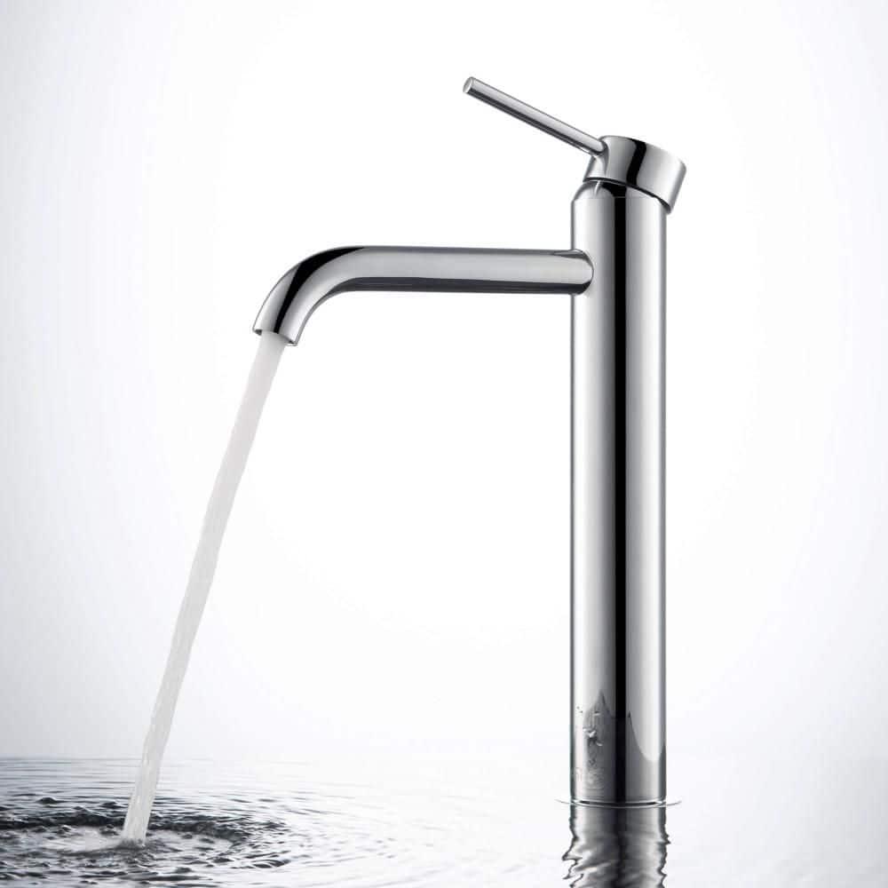 Circular Vessel Sink Faucet Single-handle Bathroom Faucet