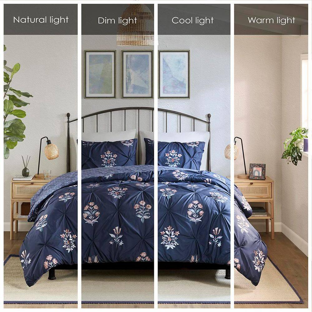 Madison Park Marfa 3 Piece Pintuck Duvet Cover Set | Wayfair