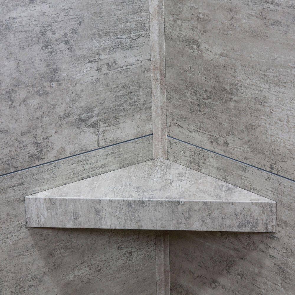 Palisade 30in x 60in x 78in Waterproof Vinyl Shower Surround Kit with Accessories in Wind Gust