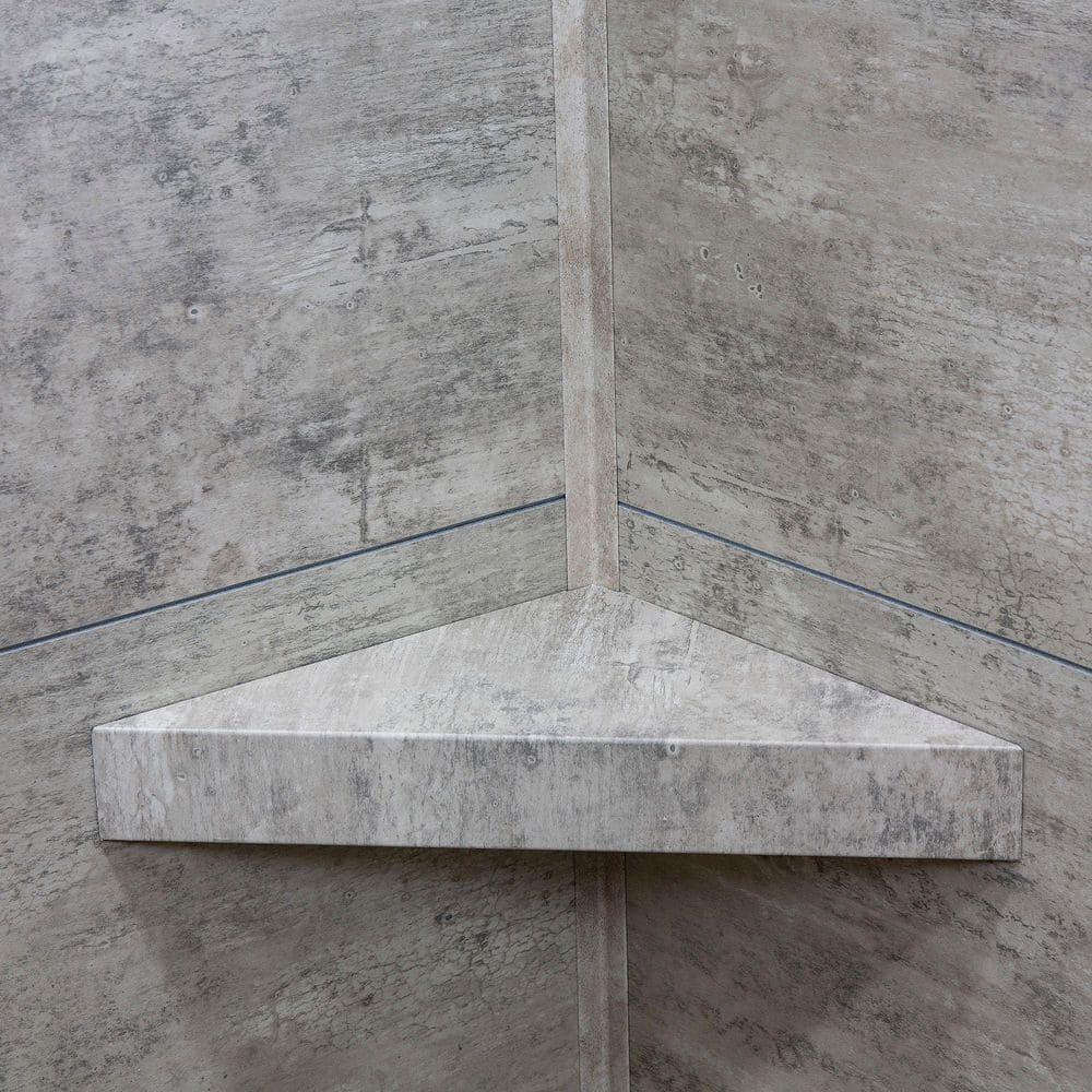 Palisade 30in x 60in x 78in Waterproof Vinyl Shower Surround Kit with Accessories in Wind Gust