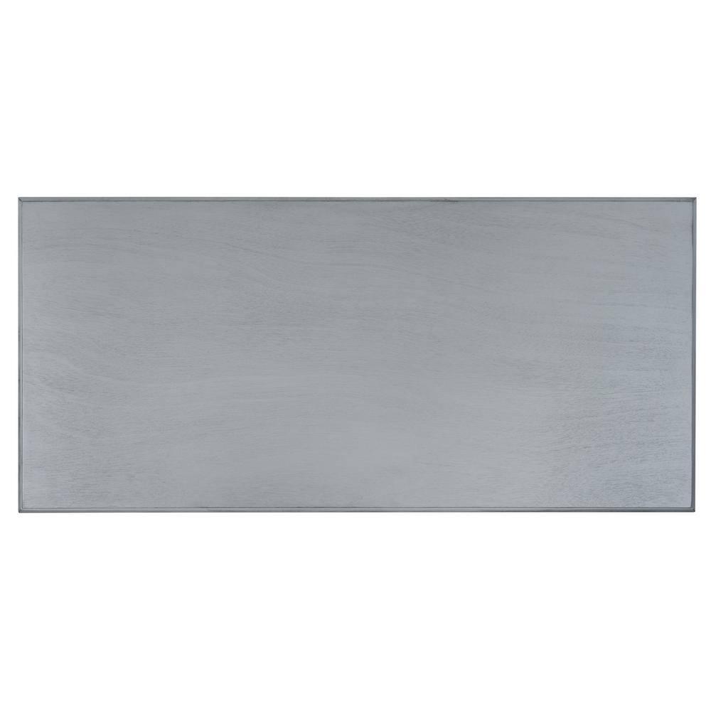 SAFAVIEH Katelan Solid X Side Writing Desk, Distressed Grey