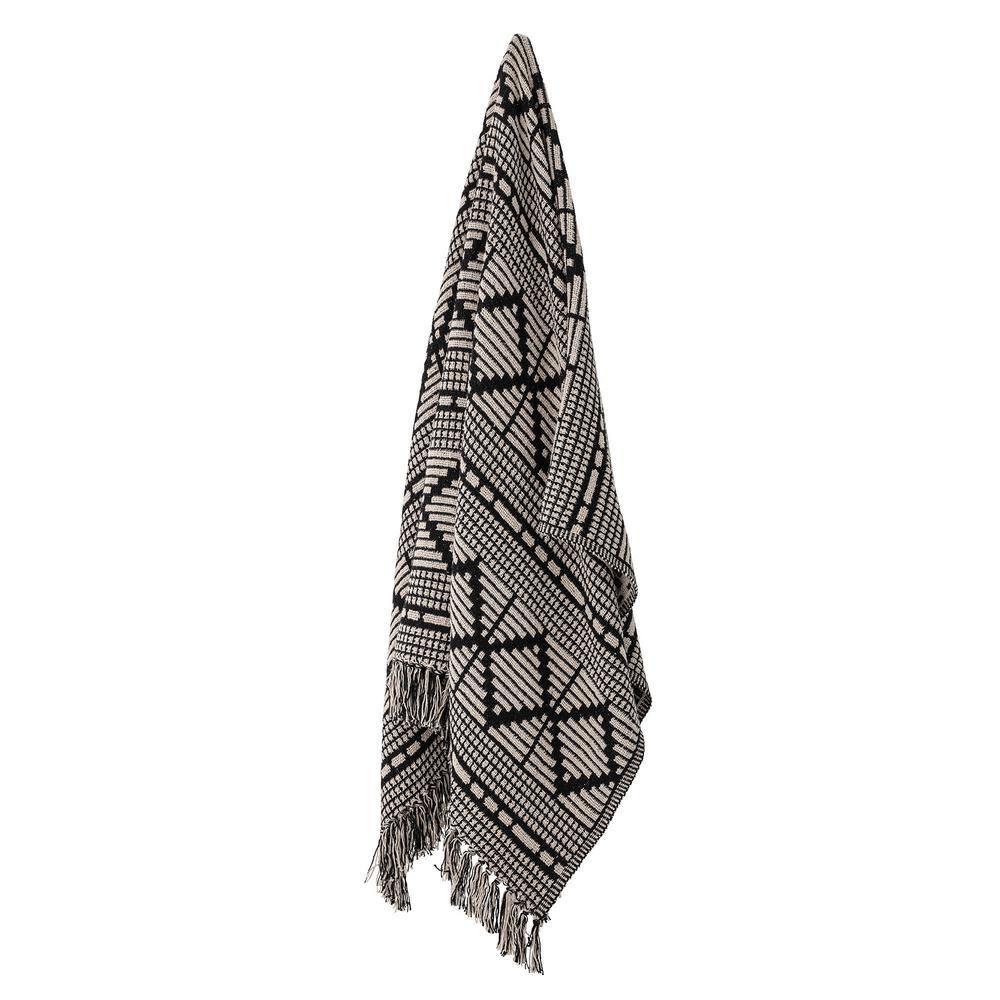 Bloomingville Hand Woven Throw Blanket