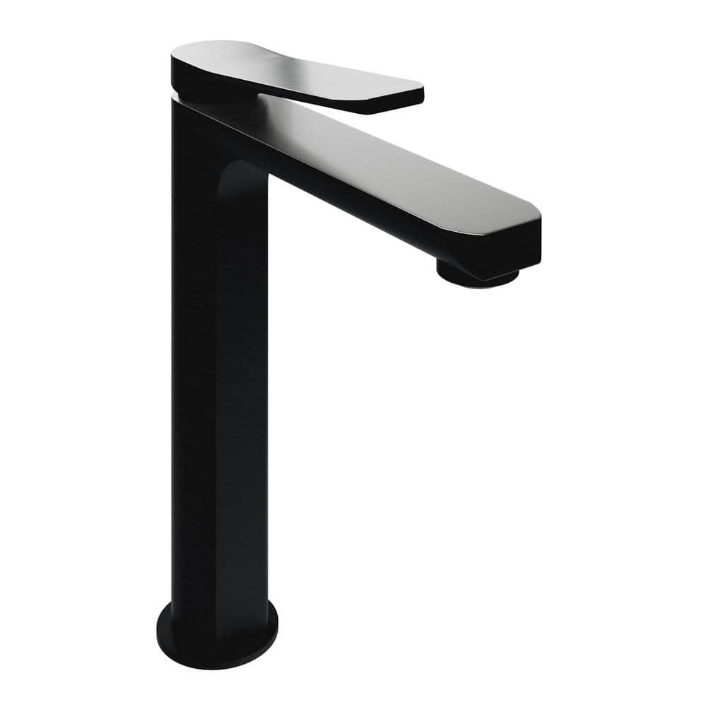 Single-Hole Single-handle Bathroom Faucet with Drain Assembly