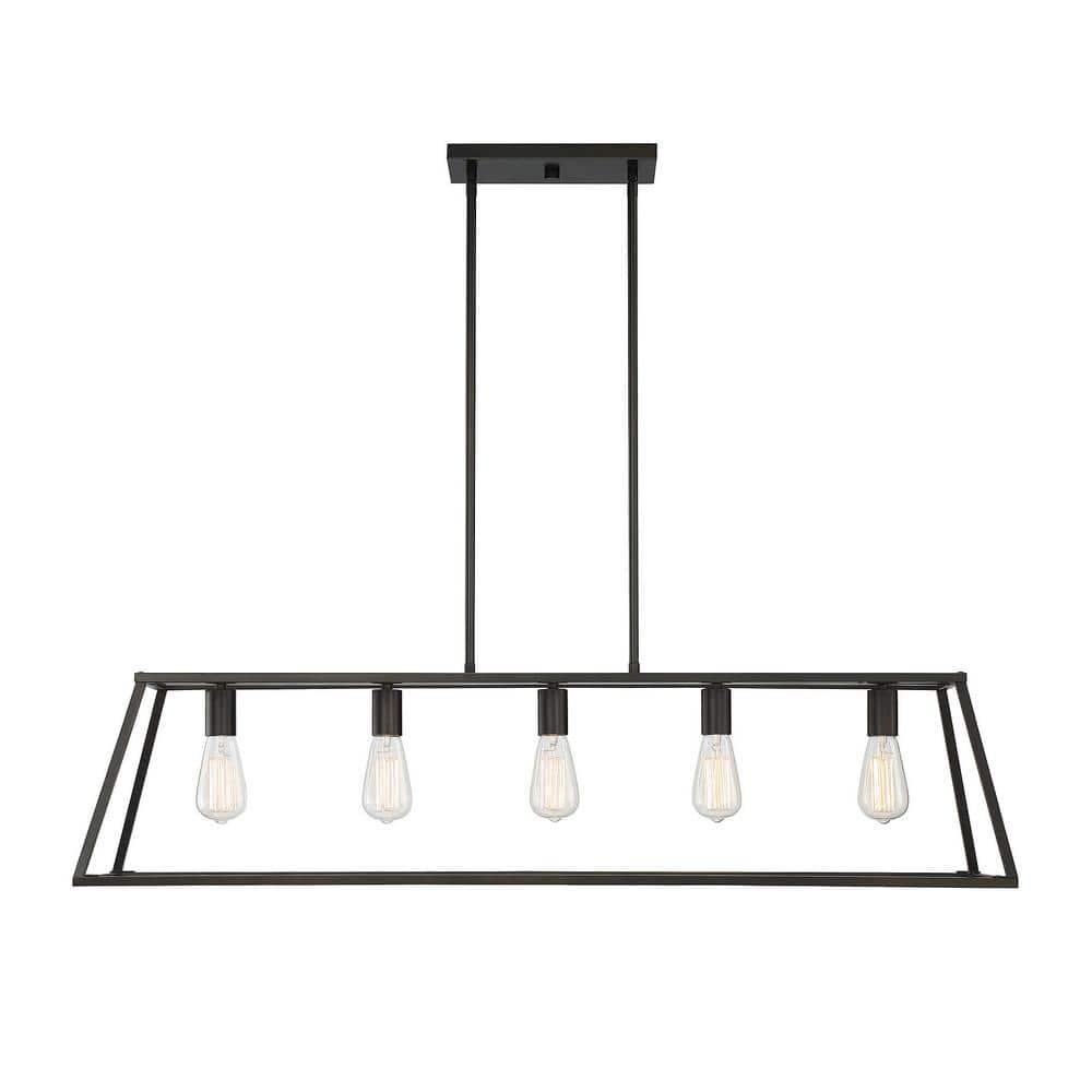 Clare 5 Light Metal Dimmable Kitchen Island Chandelier
