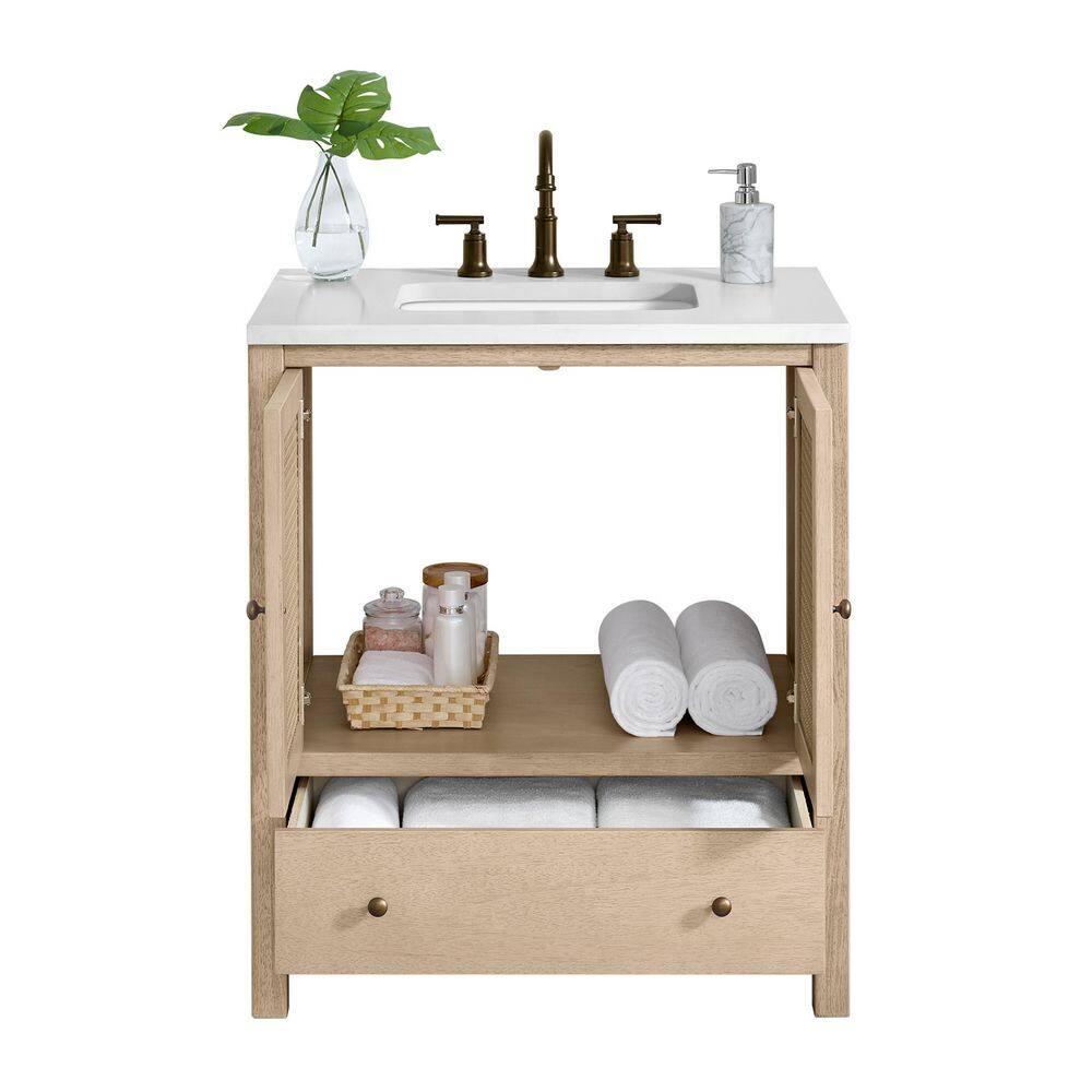 Alaterre Furniture Lucca 30in Bathroom Vanity