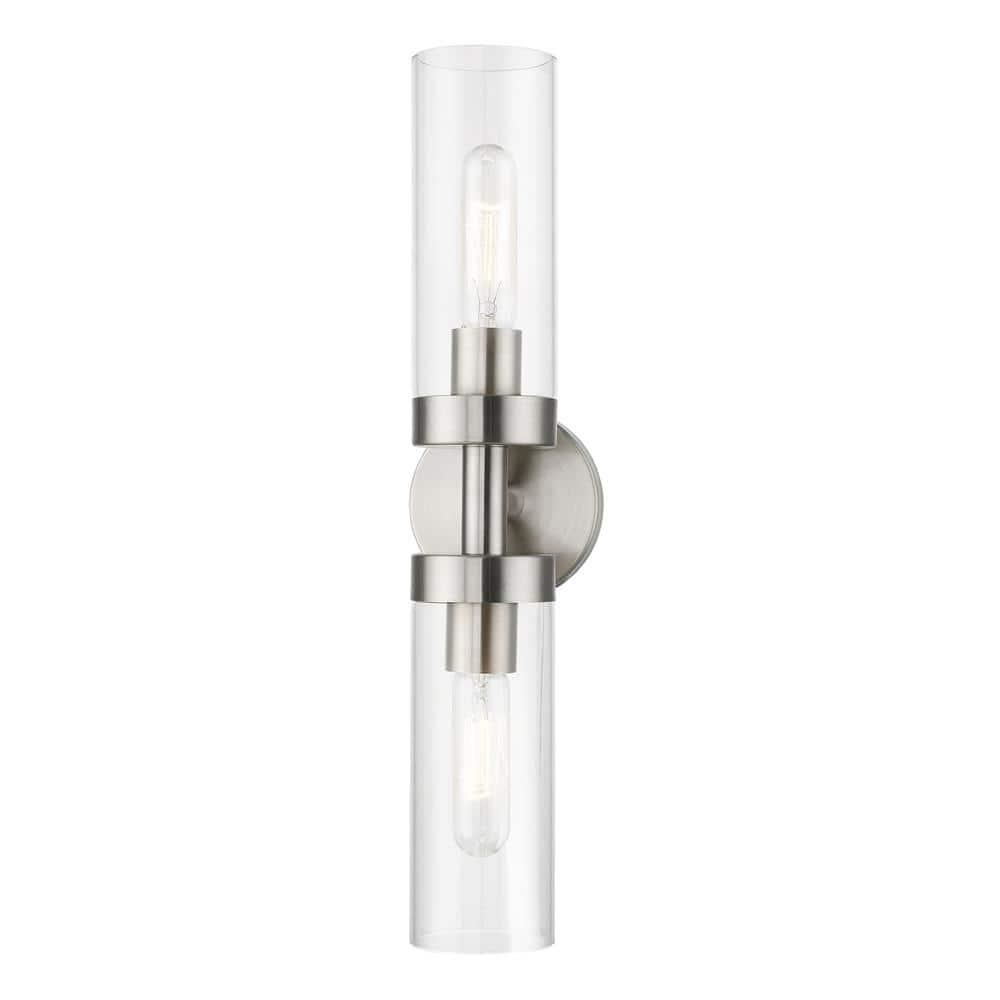 Livex Lighting Ludlow 2 - Light Vanity in  Brushed Nickel