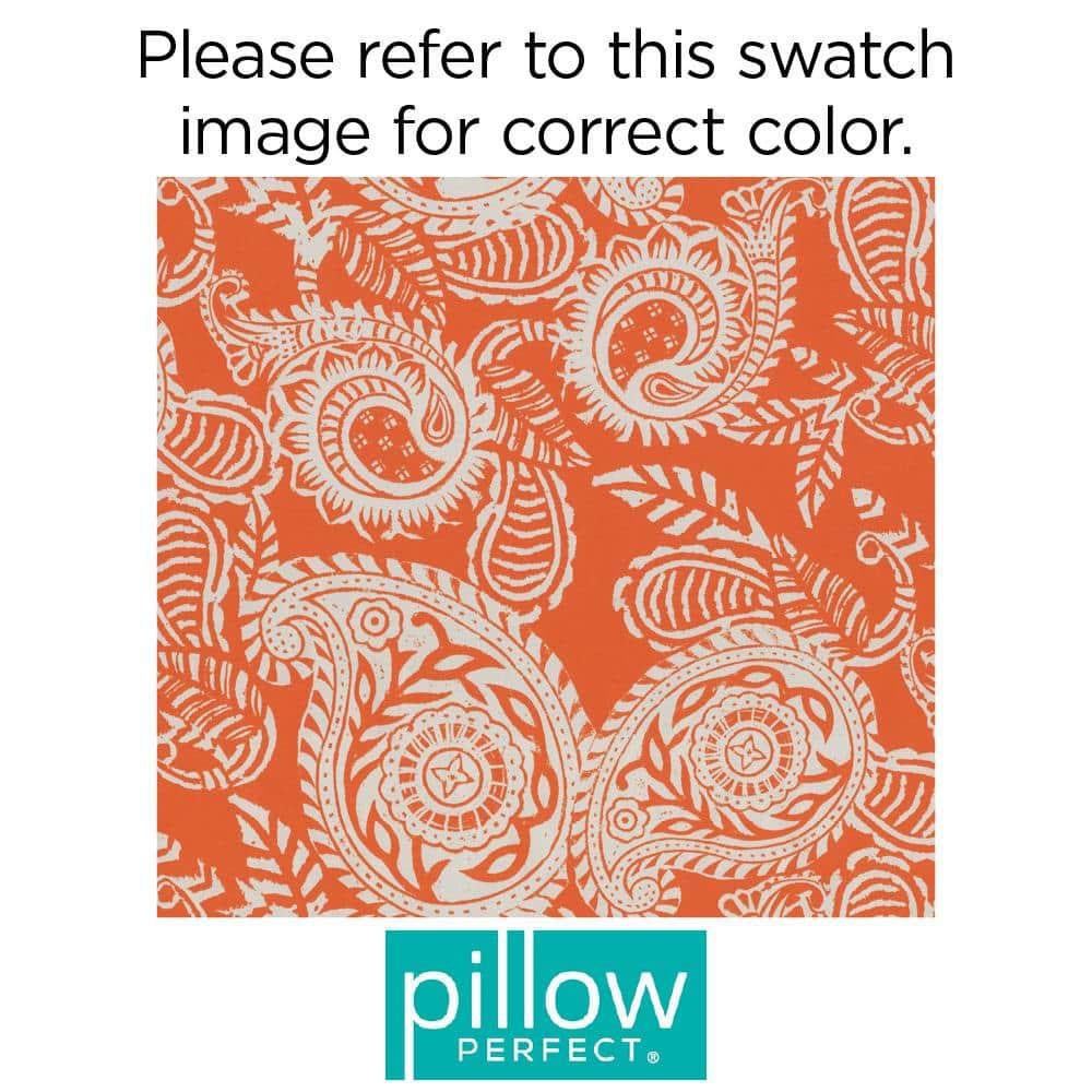 Addie Paisley Indoor/Outdoor Reversible Throw Pillow