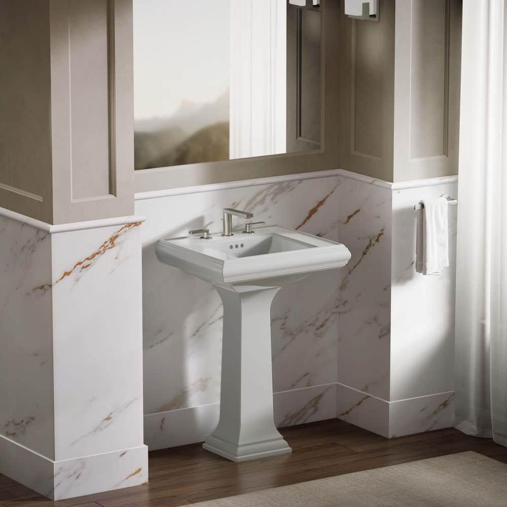 Memoirs®Pedestal Tall Bathroom Sink with Overflow