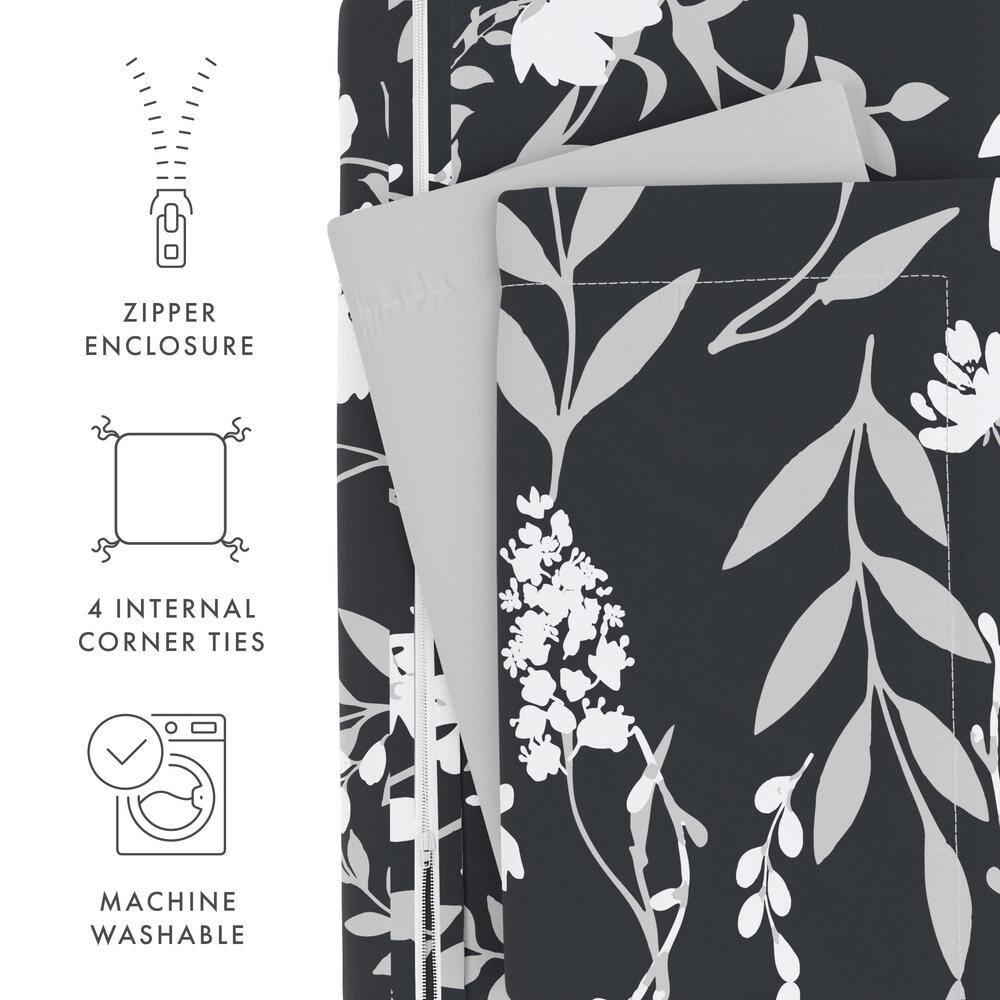 Secret Garden Pattern Reversible Duvet Cover Set